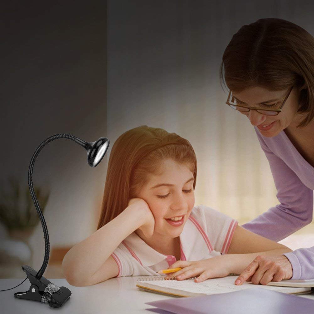 Kedsum Dimmable LED Clip Lamp for Desk